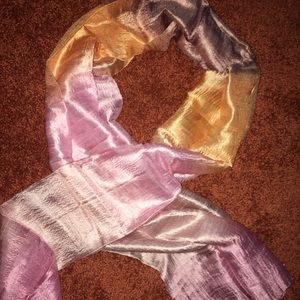 Vintage silk ombré scarf